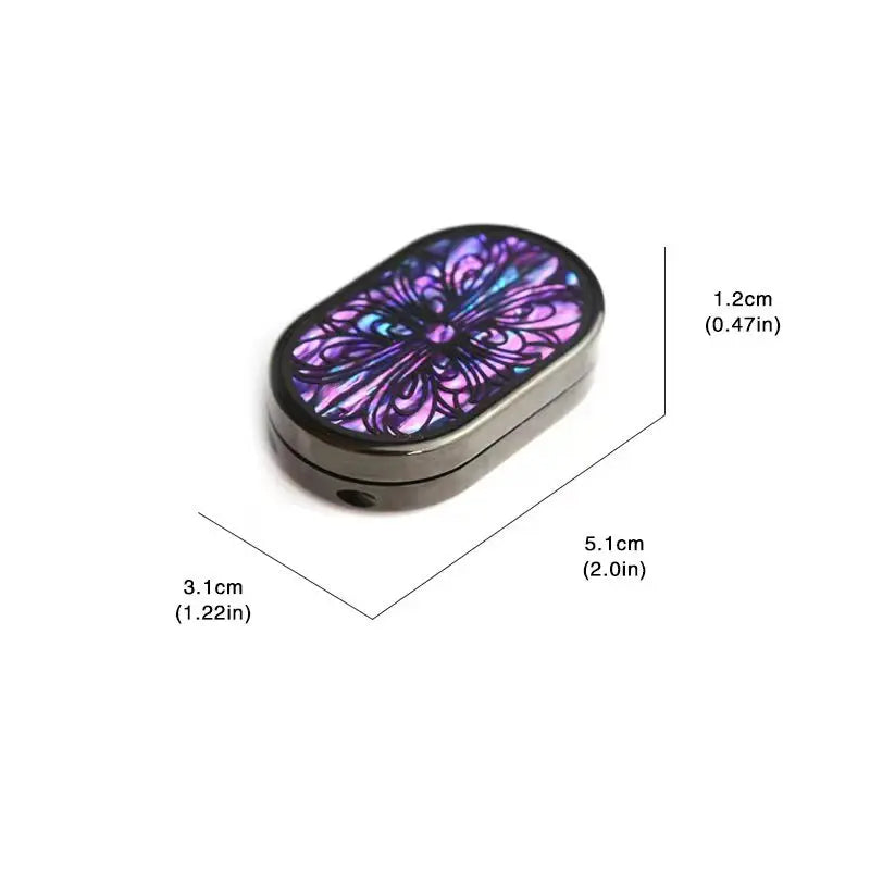 Church Stained Glass EDC Stress Relief Toy Mechanical Push-Pull Rotating Stress Relief Slider Adult ADHD Stress Relief Toy Gift