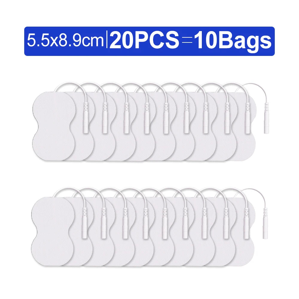 50/20/10pcs Electrode Pads Muscle Stimulator Acupuncture Massager Patches Tens Machine Conductive Gel Body Massage Pads