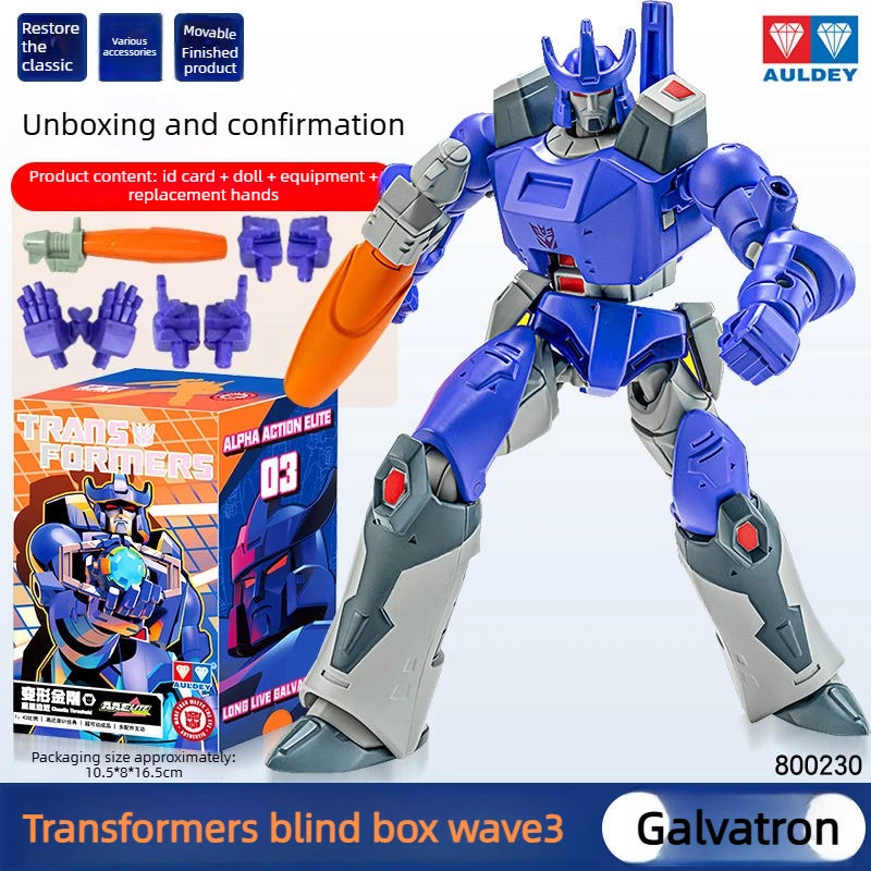 New Shockwave Transformers Toys G1 Classic Characters Collectible Grade Figure Blind Box AULEDY Optimus Prime Fun Anime Gifts