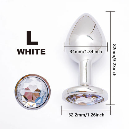 Metal Anal Plug Set 5 Size Butt Plug Sex Toy for Couples Adult Game Masturbator Anus Stimulation Toys for Women And Men