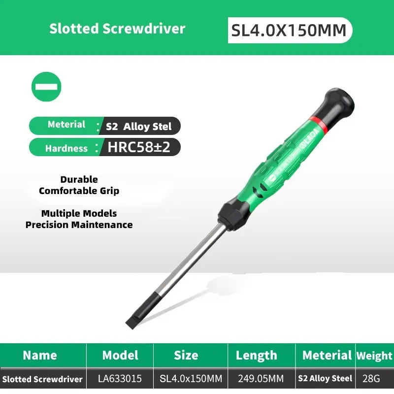LAOA 1pcs precision screwdriver SL1.0-4.0 screwdriver phillips mini screwdriver phillips screwdriver plum blossom T5-T20