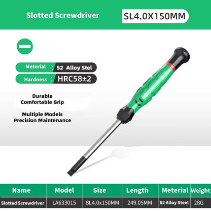 LAOA 1pcs precision screwdriver SL1.0-4.0 screwdriver phillips mini screwdriver phillips screwdriver plum blossom T5-T20