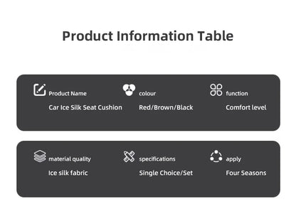 Car Seat Pad Backrest Mat Ice Silk Flax Seat Cushion Covers For Chery Tiggo 7 Pro 8 4 5 3 2 T11 5X Amulet Fora QQ IQ Fulwin