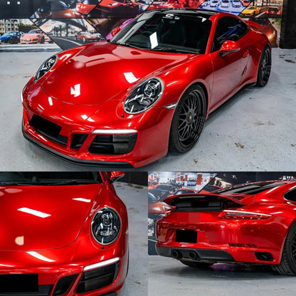 Premium Glossy Candy Vinyl Wrap Film Self Adhesive Waterproof Decal with Air Release Bubble Car Wrapping Stickers
