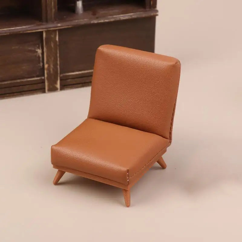 [DO]Dollhouse Living Room Furniture Decoration Dollhouse Simulation Cloud Sofa Model Dolls House Micro Scene Pretend Play Toys