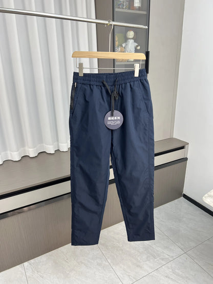 Rare Find! Goose down Series! Men's Winter Lightweight Warm Outdoor Casual down Pants Trendy Straight Leg Long Trousers