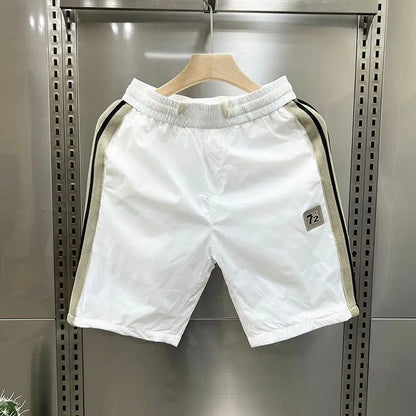2026 New Summer Fashionable Sporty Men's Loose Five-Quarter Beach Shorts Versatile Casual Pants Urban Commute Daily Wear