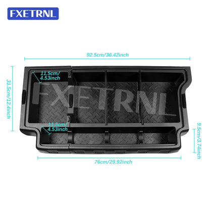 For Suzuki Jimny 2023 2024 2025 JC74W JC74 5-Door Car Trunk Storage Box with Lid Storing Channel Storage Box Auto Modified