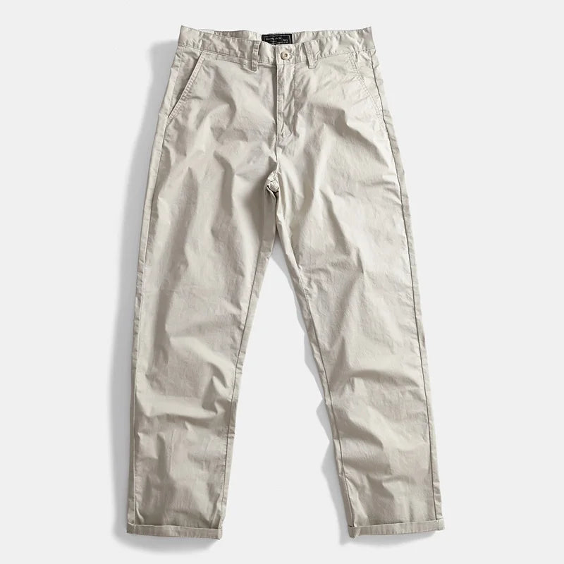 Heavyweight Thick Japanese Retro Pure Cotton Work Trousers Autumn Winter Men's Loose Casual Outdoor Straight Leg Pants Large ...