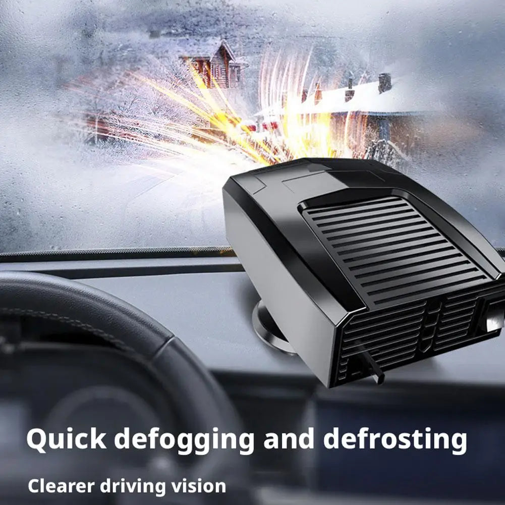 800W Car Electric Heater for Makita Winter Defroster & Heating Fan with 2 USB Ports Fast Heating Defogger for Mobile Charging