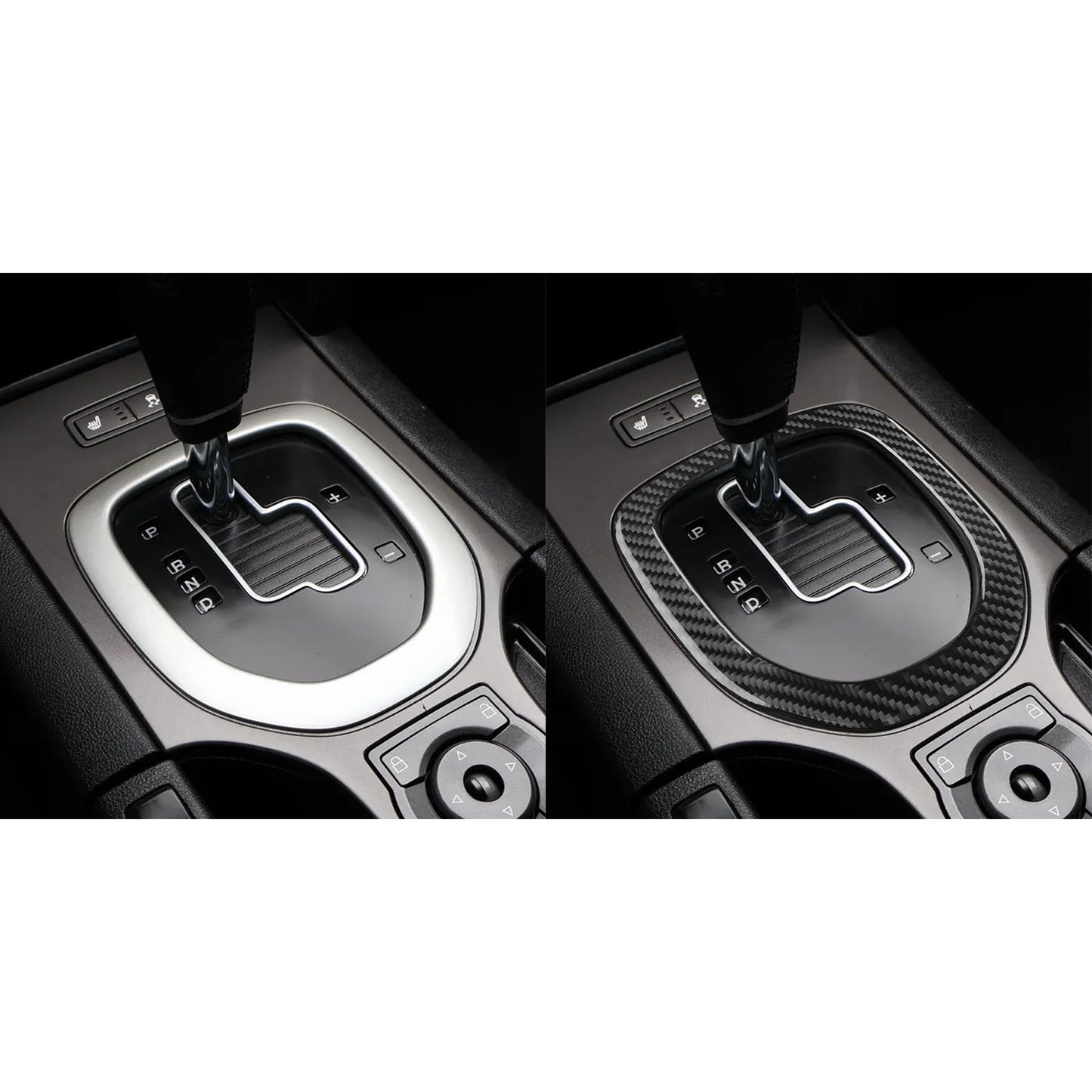 For Pontiac G8 2008-2009 For Holden Commodore 2006-2012 Carbon Fiber Gear Shift Frame Panel Trim Cover Car Accessories Sticker