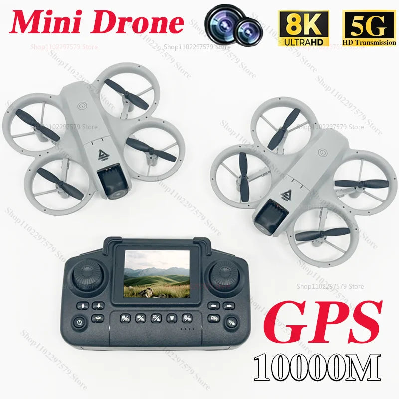 2026 NEW Mini RC Drone with 8K HD Camera WiFi FPV Obstacle Avoidance Remote Control Quadcopter for Kids Boys Girls Birthday Gift