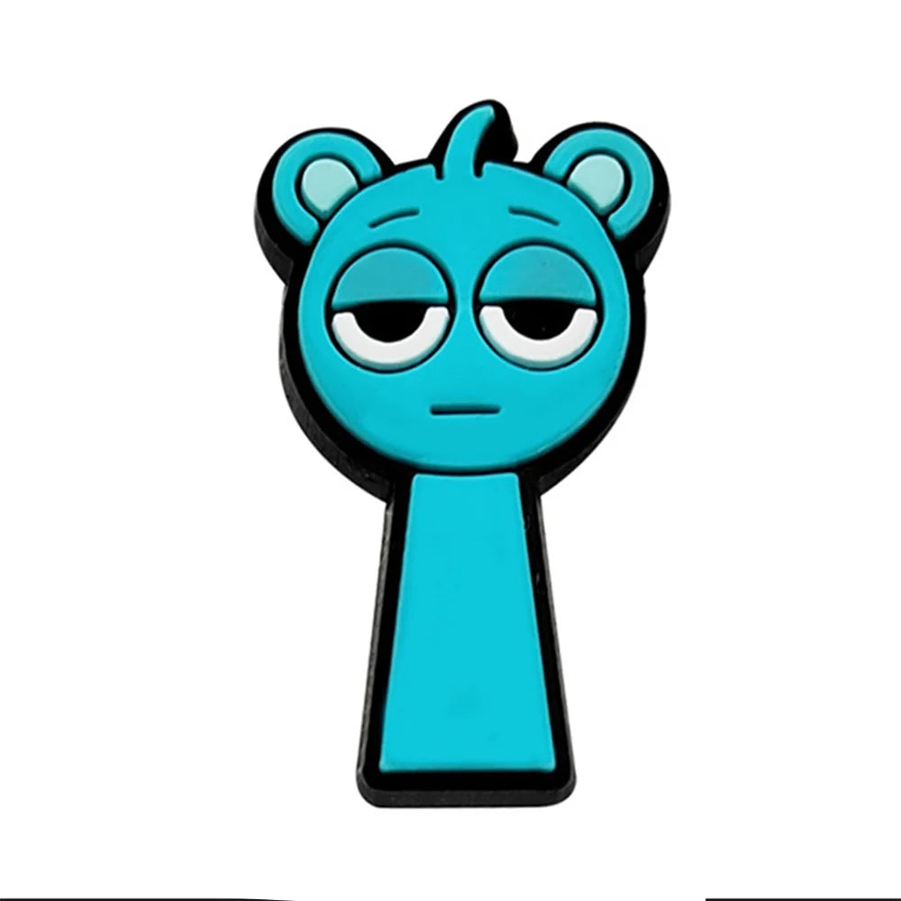 1-100PCS Sprunki Plush Game Shoe Charms Cute Cartoon Sandals Accessories DIY Clogs Shoe Decorations Boy Kids Gift