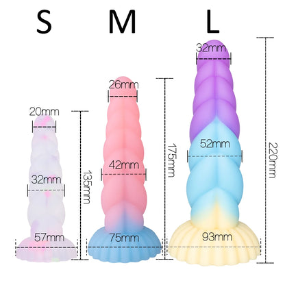 Cute Soft Dildo Female Masturbator Sexy Toys For Full Girl Skin Feeling Realistic Penis Silicone Suction Cup Dildos Women