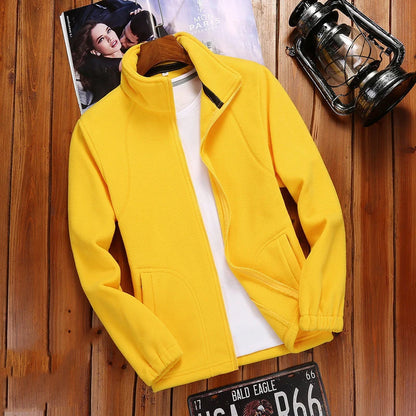 2026 Winter New Women's Zipper Cardigan Sweatershirt Warm Coral Fleece Jacket Ladies Outdoor Running Polar Fleece Coat Clothes