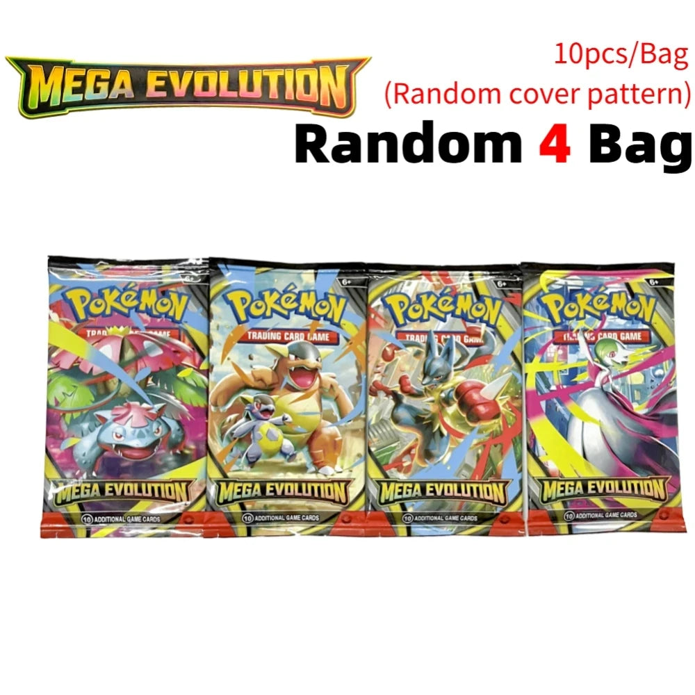 2026 New Pokemon Cards 9+1 Per Pack TCG Mega Evolution Phantasmal Flames Booster Box, English Trading Card Game Collection Set