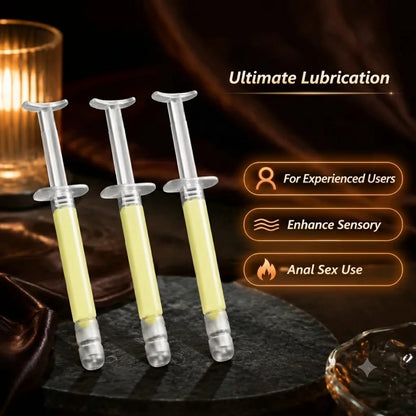 Water-based Personal Lubricant Gel, External Use Care Gel, Plant Extract Formula, Lightweight Liquid, Portable Travel Size