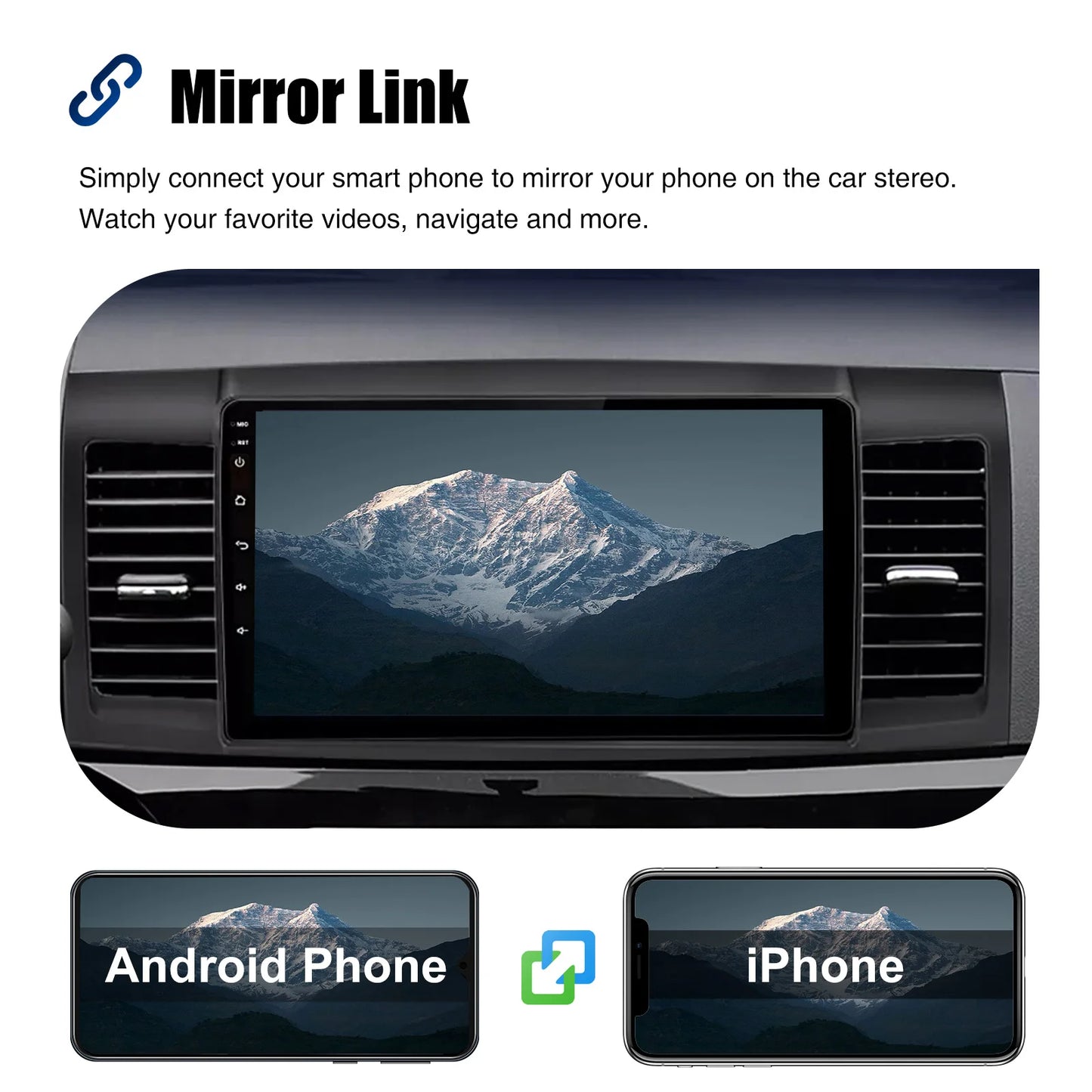 10" Android 15 Car GPS Car Stereo Radio For 2008-2017 Mitsubishi Lancer Apple Carplay 4+64G IPS Touch Screen WiFi GPS BT+DVR&CAM