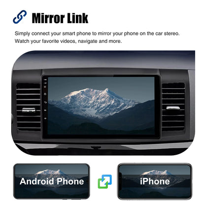 10" Android 15 Car GPS Car Stereo Radio For 2008-2017 Mitsubishi Lancer Apple Carplay 4+64G IPS Touch Screen WiFi GPS BT+DVR&CAM