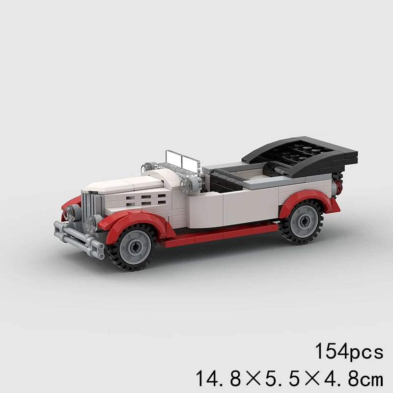 City Technique Speed Racing Car old Classic Sport Model Building Brick Super Racer Great Rally Vehicles Block Christmas gift Toy