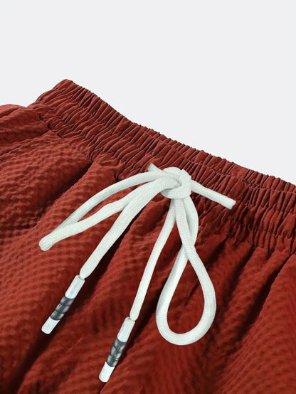 3-Pack, Men's Shorts, Men's Casual Pants, Men's Beach Shorts, Men's Sports Shorts, New Fashionable Textured Fabric, Breathable Pants, Suitable for Daily Casual Wear and Sports