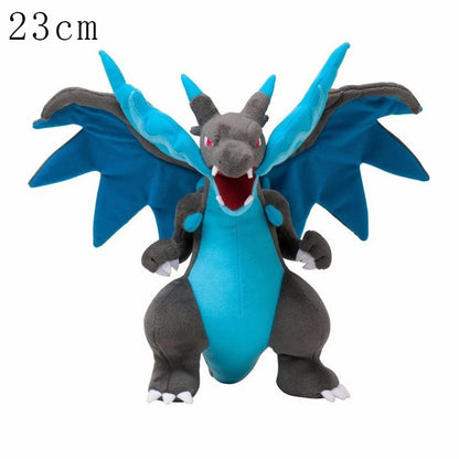 Pokemon Mega Dragonite Holding Dratini Sleeping Vaporeon Flareon Initial Pikachu Peluche Riding Gyarados Lapras Plush Doll