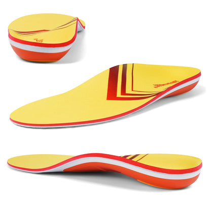 Arch Metatarsal Support Insole Plantar Fasciitis Orthotic Insert,Flat Feet Orthopedic Insoles Athletic Sneaker Heel Cushion Sole