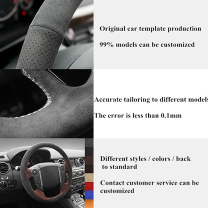 Car Steering Wheel Braid For Seat Leon 5F Mk3 2013-2020 Ibiza 6J Tarraco Arona Ateca Alhambra Suede Car Steering Wheel Cover