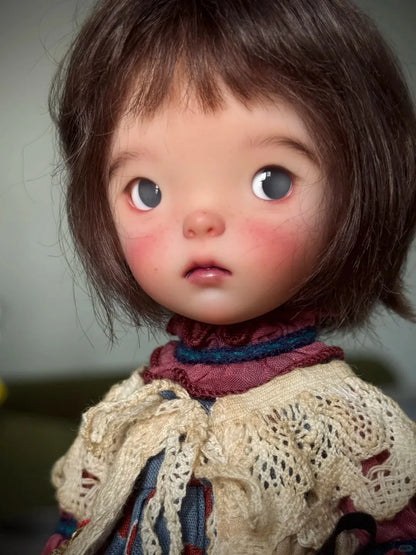New sd BJD 1/6 26cm girl Landzzz landoudou girl resin mold mia jaccoosun toy for sweet fashion Free shipping
