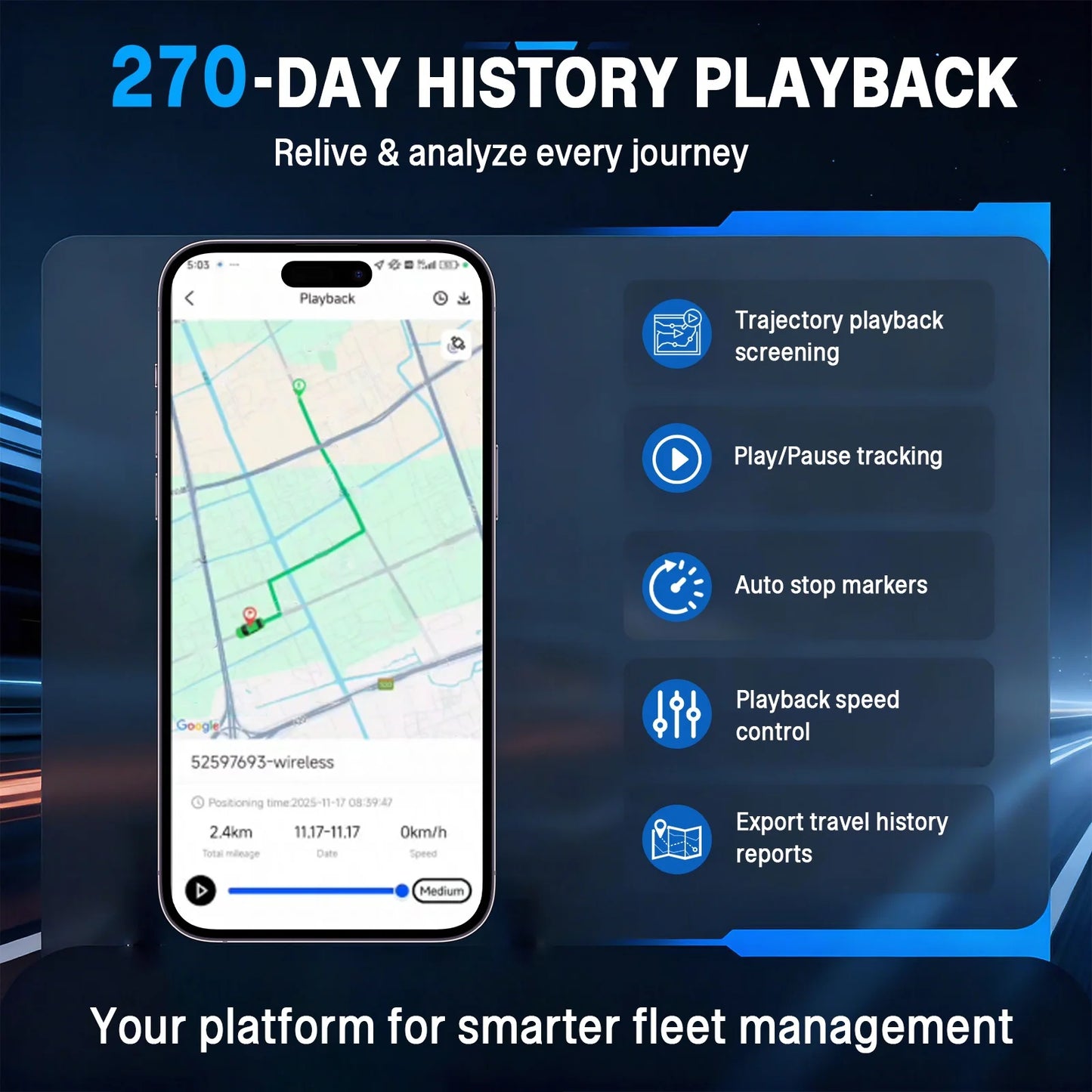 5m Accuracy Car GPS Locator Real-Time Remote Tracking Vehicle Anti-Theft Device for Car Truck Motorcycle Cattle with Subscriptio