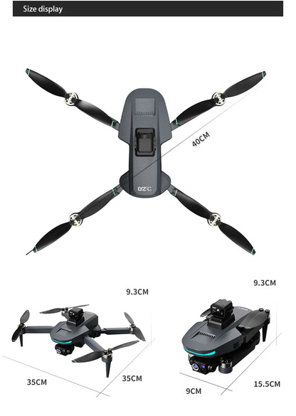 L200 PLUS GPS Drone 5G WIFI Professional 8K 3-axis Gimbal Aerial Brushless Obstacle Avoidance HD Dual Camera Security Drone Toys