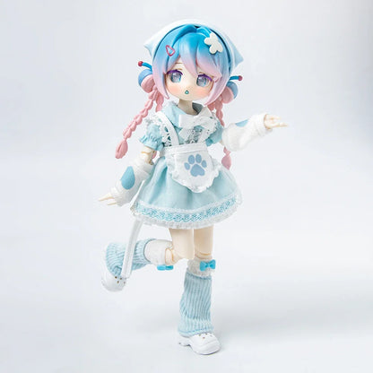 Cute 1/12 Bjd Movable Joints Anime Figure Doll Trendy Toy Ornaments Change Clothes Toys  Holiday gifts Gift Doll