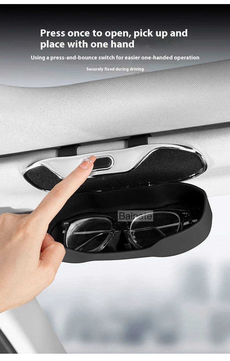 Car Glasses Box Sun Visor Glasses Holder For EBRO S700 EBRO S800 S400 2025 Shock-proof Eyeglasses Storage Case Car Accessories