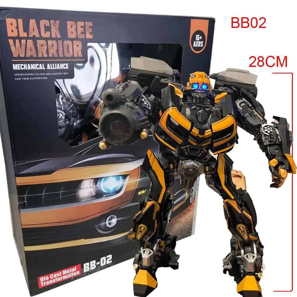 In Stock Transformation Black Bee Warrior Car Model KO MPM03 SS49 BMB BB02 BB-02 Action