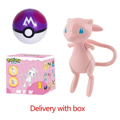 Original Pokemon Figure Ball Pokeball Eevee Blastoise Venusaur Charizard Pikachu Mewtwo Gyarados Elf Monster Toy for Child Gift