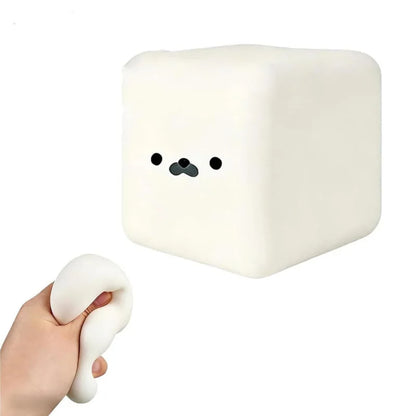 New Squishy Tofu Stress Balls Autism Sensory Toys Stress & Anxiety Relief Fidget Toys Dough Water Ball Gifts Bulk for Adults