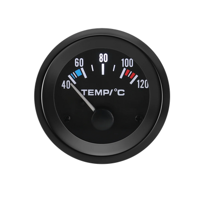 Auto Temperature Meter with Sensor 1/8 NPT 52mm LED Digital Oil /Water Temp Indicator PSI Oil Press Black Gauge Fit Gasoline Car