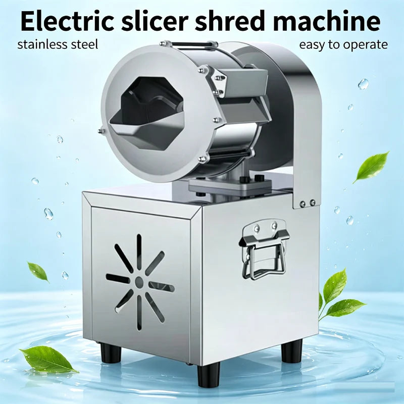 Commercial Electric Vegetable Dicing Machine Radish Carrot Potato Onion Granule Slice Cube Cutting Machine Home Food Processor