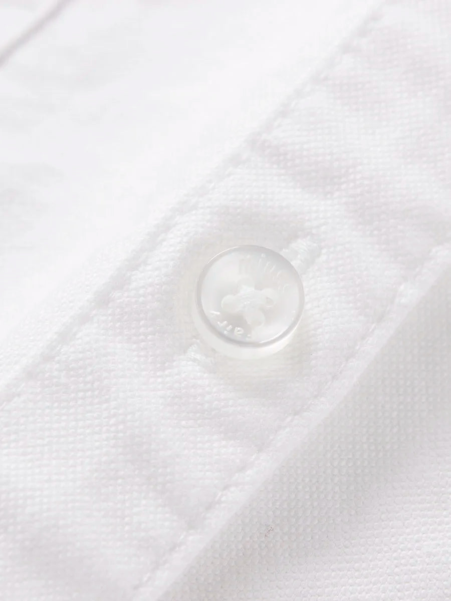 Women's medium-length white shirt pure cotton Oxford loose fashionable and versatile slim good quality