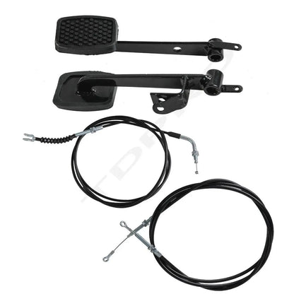Clutch/ Throttle & Brake Pedal Cable Kit For Go Kart Drift Trike ATV Quad Buggy