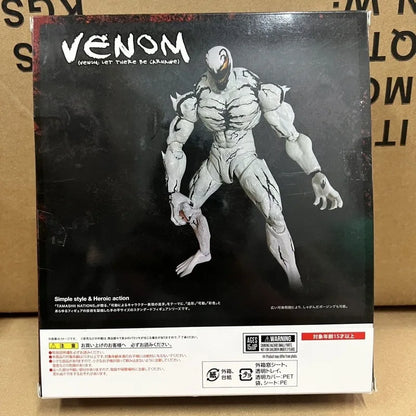 Shf Anti Venom Action Figure Articulated Joints Collectible Model From Venom Let There Be Carnage Spider Man Gift For Collectors