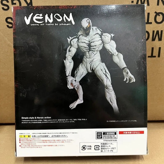 Shf Anti Venom Action Figure Articulated Joints Collectible Model From Venom Let There Be Carnage Spider Man Gift For Collectors