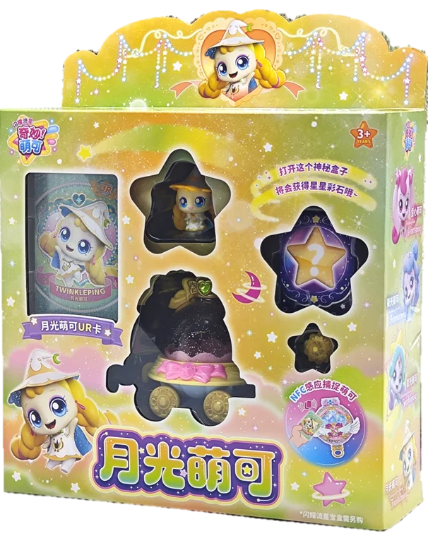 New Catch Teenieping Anime Figure Shining Meteor Season 6 Chinese Version 7 Toy Set Sweetheart Doll Figurine Collection Toy Gift