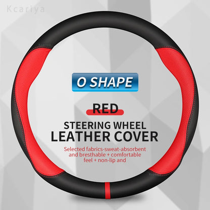 Car steering wheel cover For Mercedes A B C E R V CLASS CLA GLC GLK ML SLK VITO W123 W124 W203 W204 W176 W177 W212 W213 W221 245