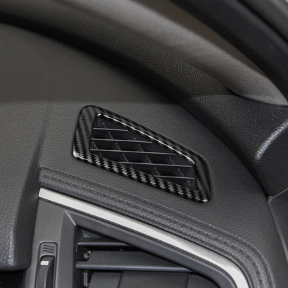 For Honda Civic 10th Gen (2016 -2021) Interior Accessories, Car Center Console Gear Shift Panel , Carbon Fiber ABS Trim Sticker
