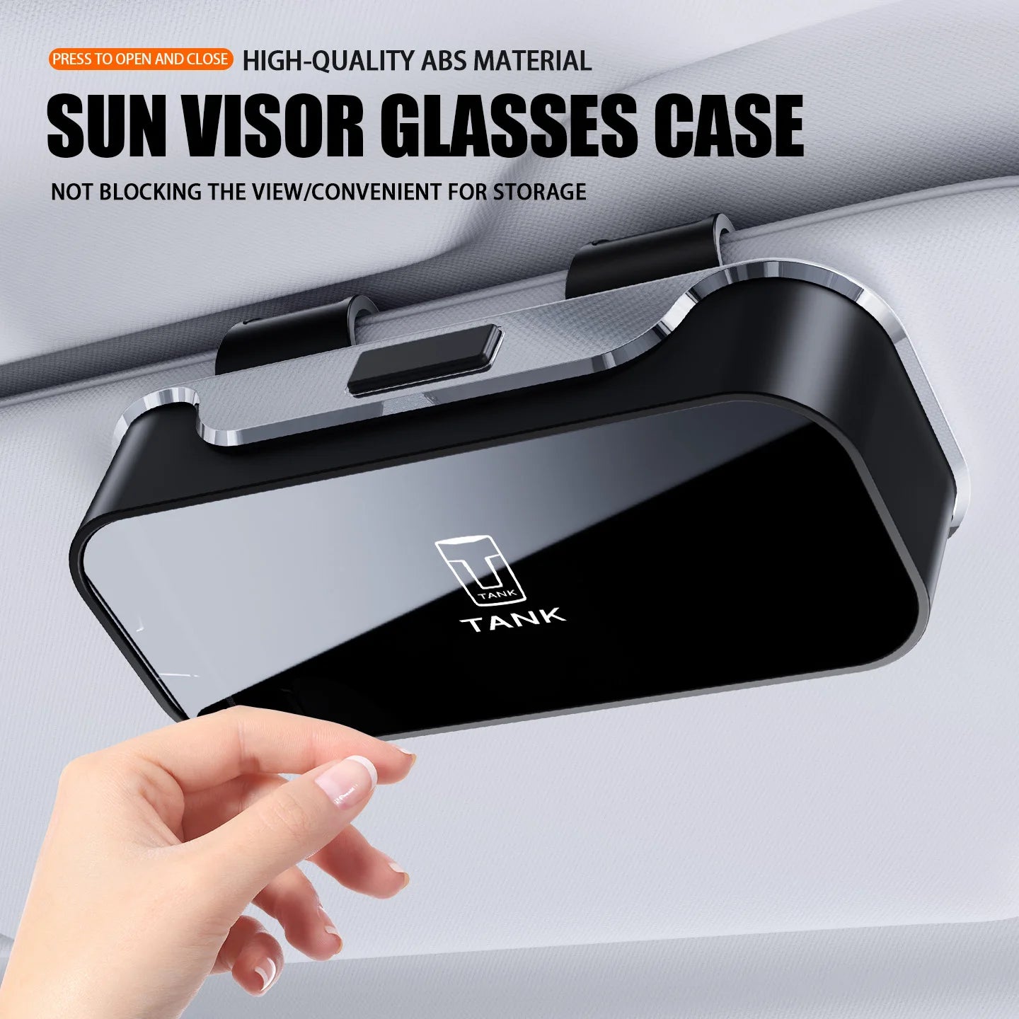 For WEY TANK 500 700 2022-2025 TANK 300 400 Car Interior Accessories Glasses Holder Clip Box Car Visor Sunglasses Glasses Case