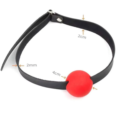 SM Adult Sex Toy For Both Men And Women, Leather PVC Mouth Ball Prop, Couple Sex Training Product, Tool And Toy