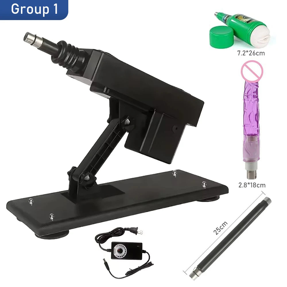 Reciprocating Linear Fuvk Machine with 3XLR Vagina Anal Thrusting Dildo Vibrator Love Machine Device Gun Adult Couple GIft Goods