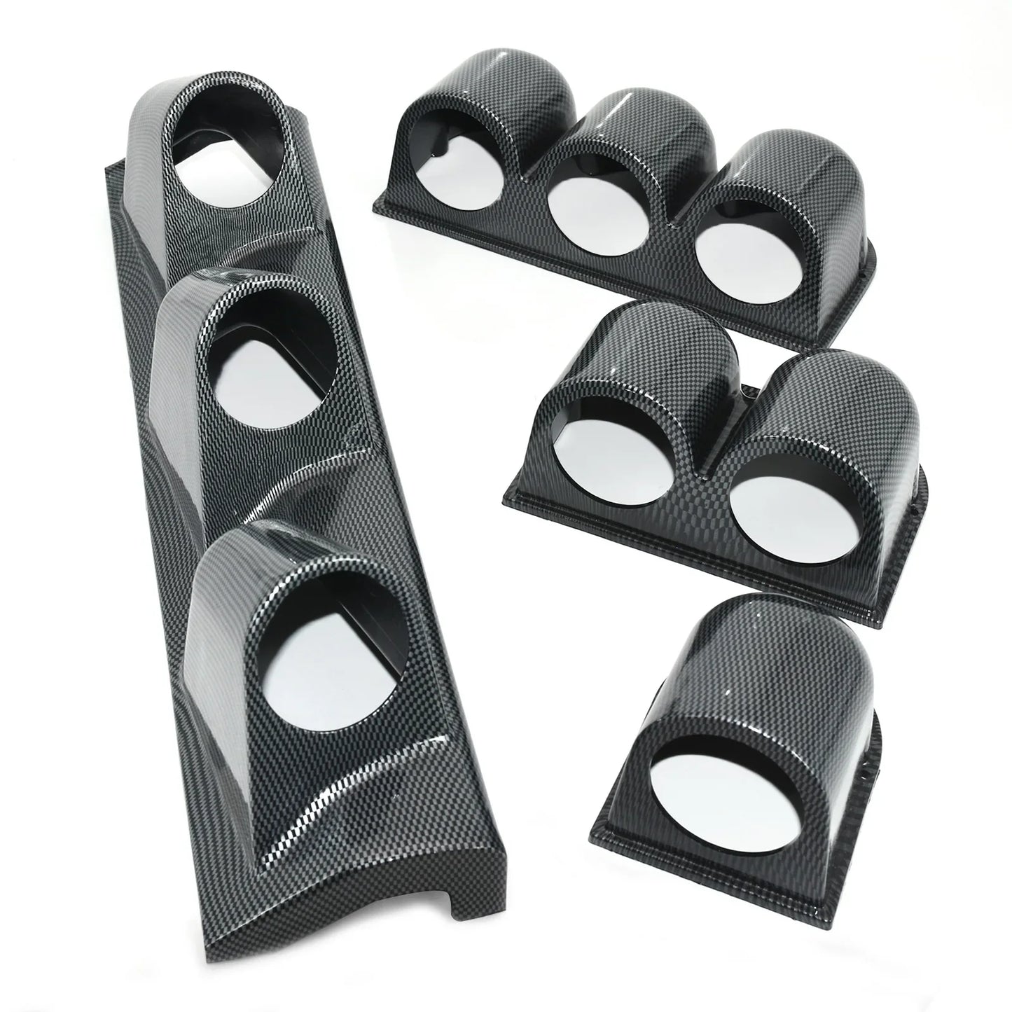 52MM Car Gauge Pod Black Single & Dual & Triple Hole Gauge Holder Racing Car Left Right Drive Bracket for 2 inch Meter Universal