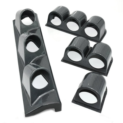 52MM Car Gauge Pod Black Single & Dual & Triple Hole Gauge Holder Racing Car Left Right Drive Bracket for 2 inch Meter Universal